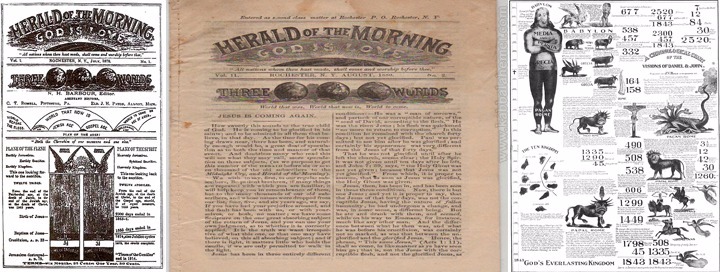Ejemplares Del Herald Of The Morning De Nelson H Barbour